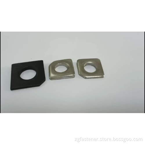 Square Taper Washers For Slot Section GB853 square washers